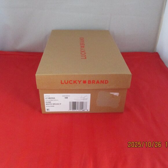 LUCKY BRAND Mizina Faux Leather Shooties $99 - US Size 9 - Dune - 1397 - Picture 10 of 11